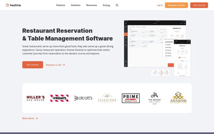 Screenshot ta' hostmeapp.com