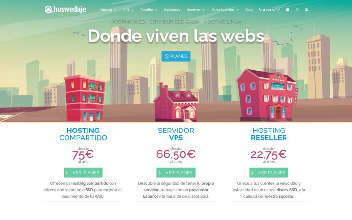 Screenshot of hoswedaje.com