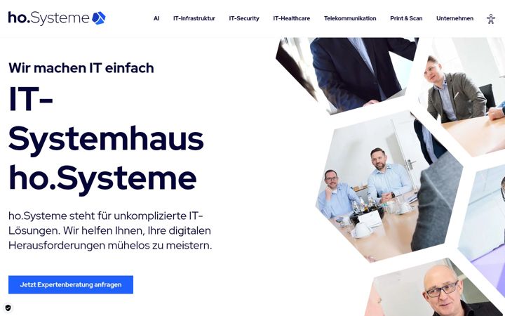 Screenshot of hosysteme.de