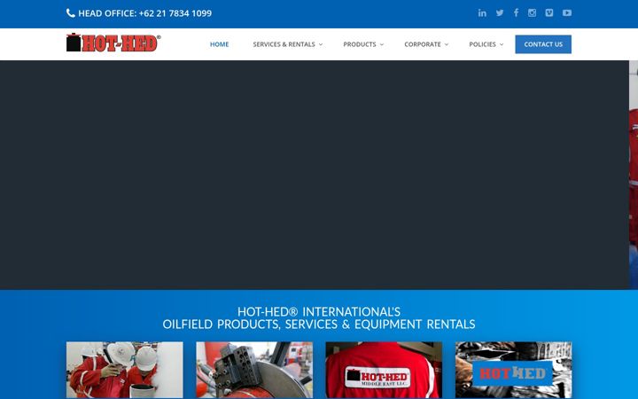 Screenshot of hot-hed.com