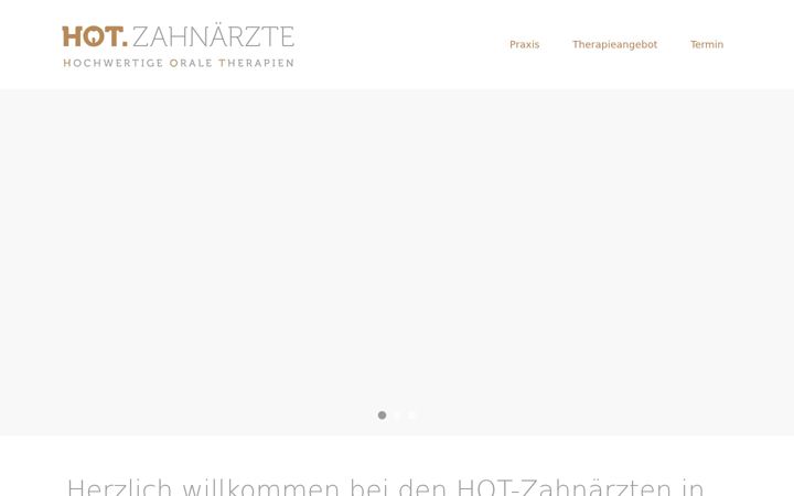 Screenshot of hot-zahnaerzte.de