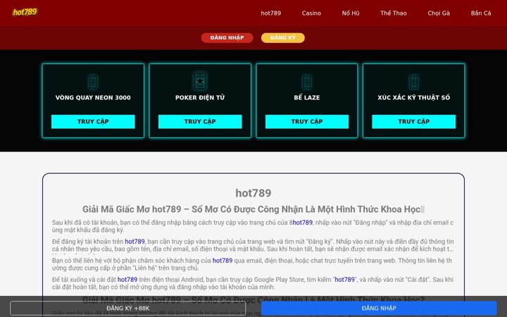 Screenshot of hot789-login.com
