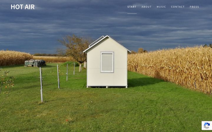Screenshot of hotairmusic.de