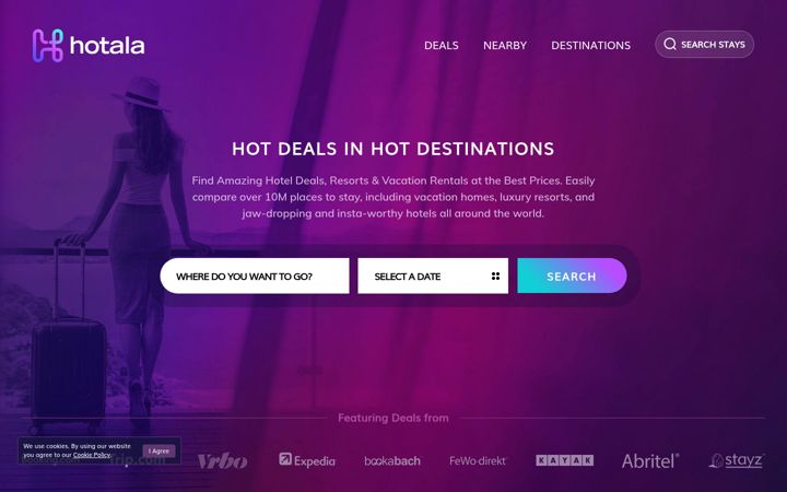 Screenshot of hotala.com.au