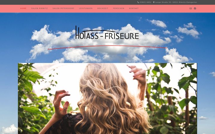 Screenshot of hotass-friseure.de