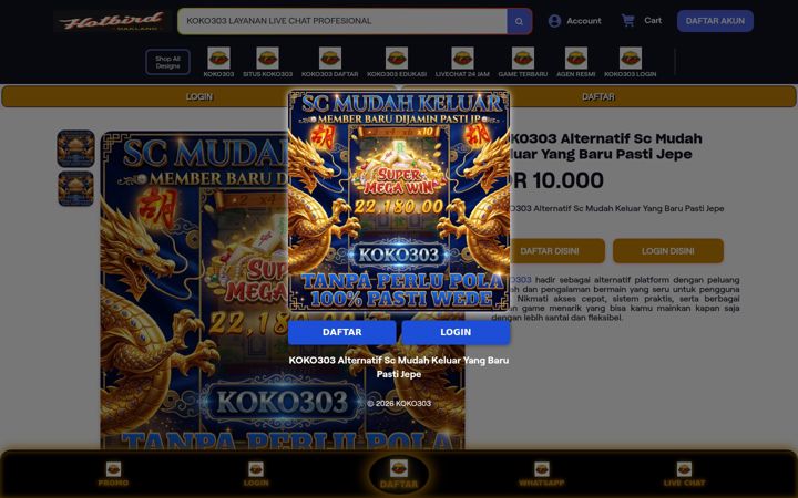 Screenshot of hotbirdoakland.com