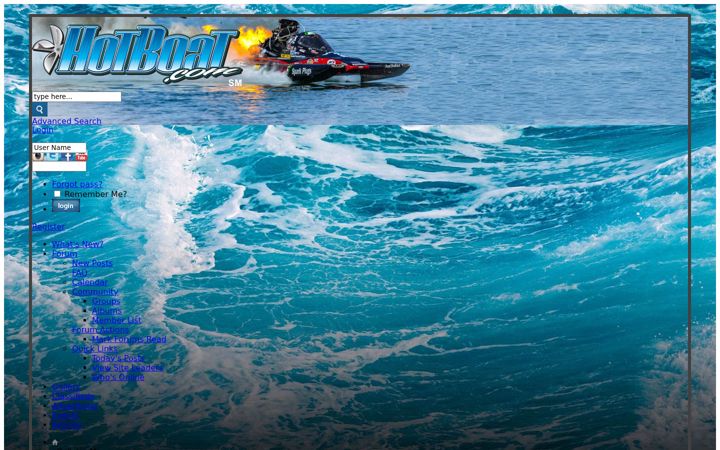 Screenshot of hotboat.com