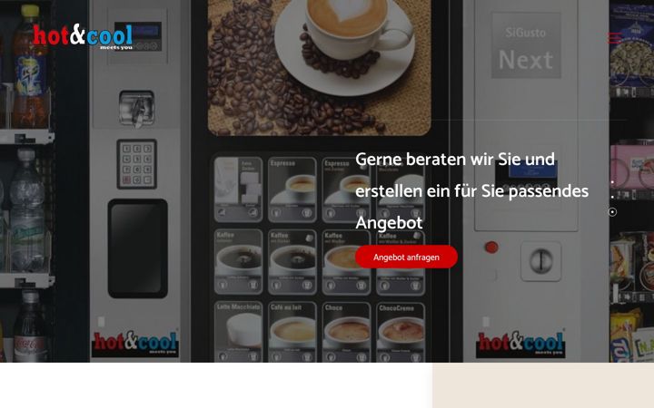 Screenshot of hotcool.de