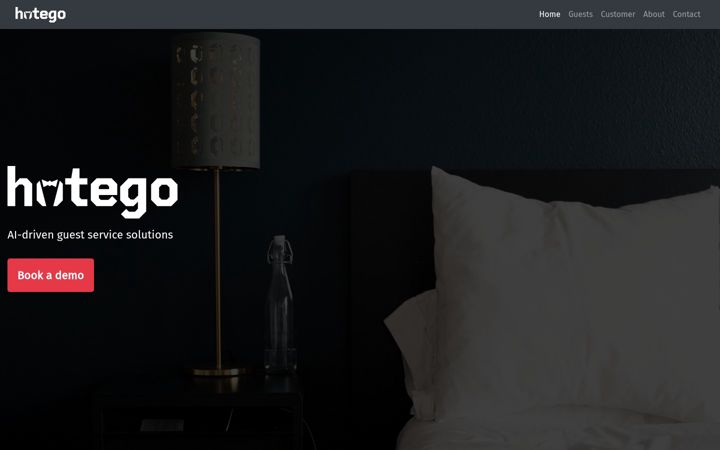 Screenshot of hotego.se