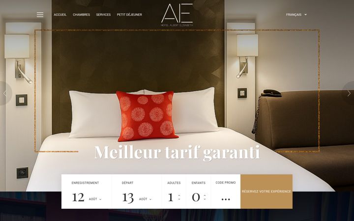Screenshot of hotel-albertelisabeth.com