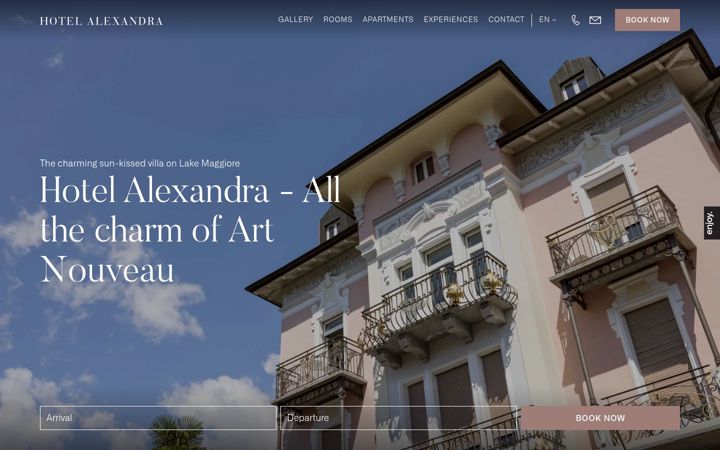 Screenshot of hotel-alexandra.ch