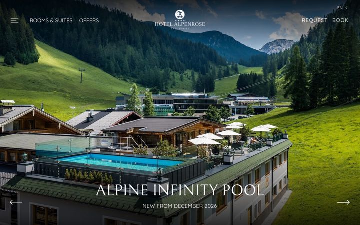Screenshot of hotel-alpenrose.at