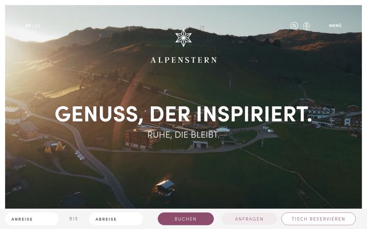 Screenshot of hotel-alpenstern.at