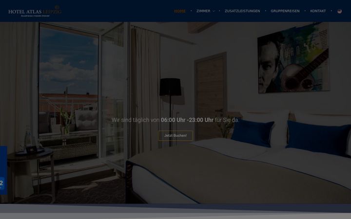 Screenshot of hotel-atlas-leipzig.com