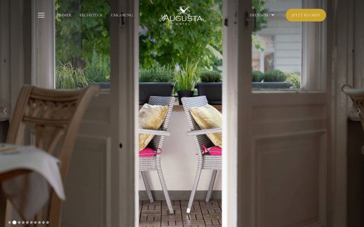 Screenshot of hotel-augusta.de