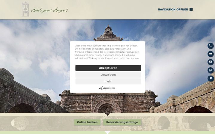 Screenshot of hotel-bad-frankenhausen.de