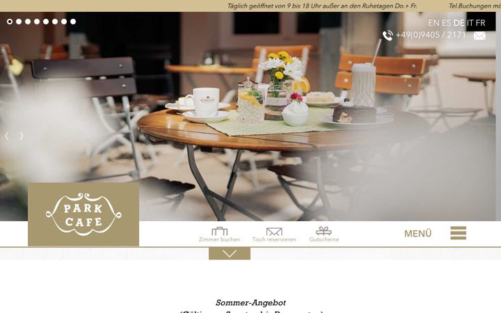 Screenshot of hotel-badabbach.com