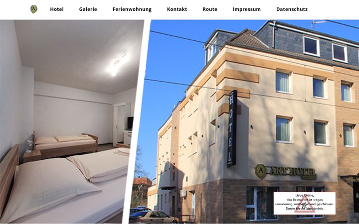 Screenshot of hotel-balkanhof.de
