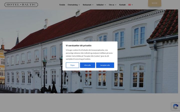Screenshot of hotel-baltic.dk
