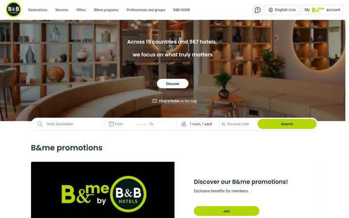 Skærmbillede af hotel-bb.com