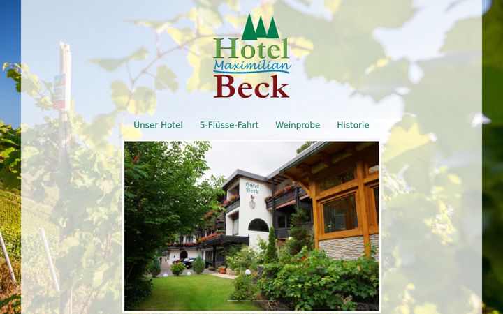 Screenshot of hotel-beck.de