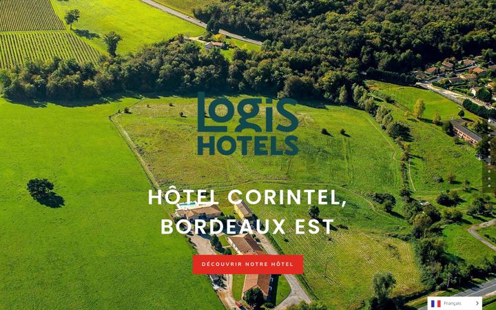 Screenshot of hotel-bordeaux-tresses.com