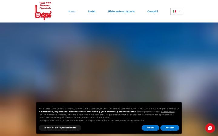 Screenshot of hotel-dabepi.it