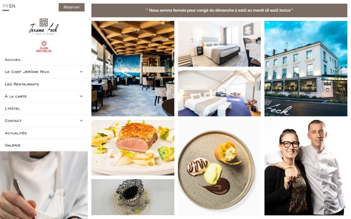 Screenshot of hotel-dangleterre.fr