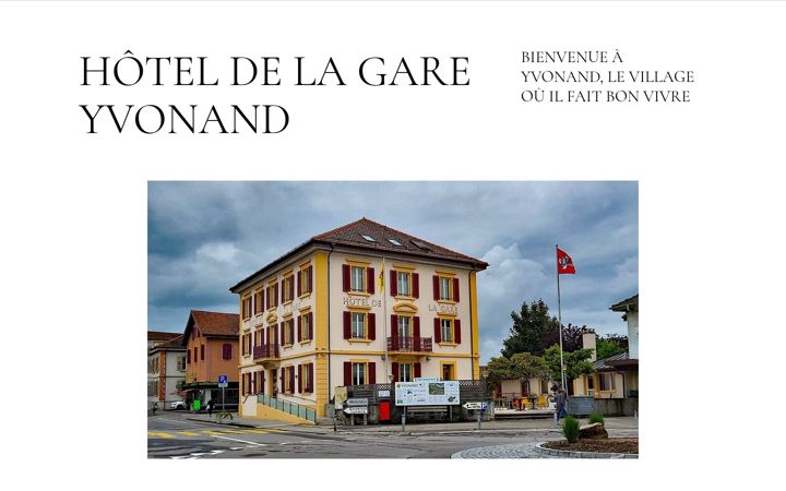 Screenshot of hotel-de-la-gare.ch