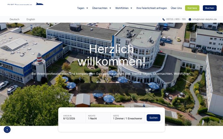 Screenshot of hotel-delphin.de