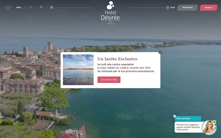 Screenshot of hotel-desiree.it