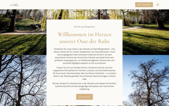 Screenshot of hotel-deutschmeister.de