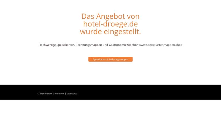 Screenshot of hotel-droege.de