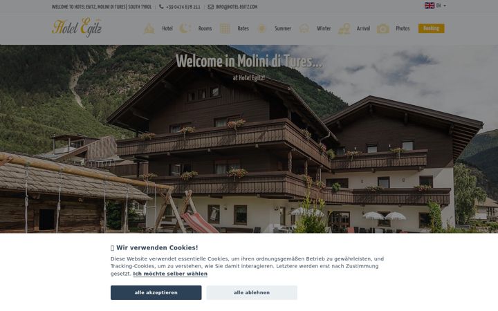 Screenshot of hotel-egitz.com