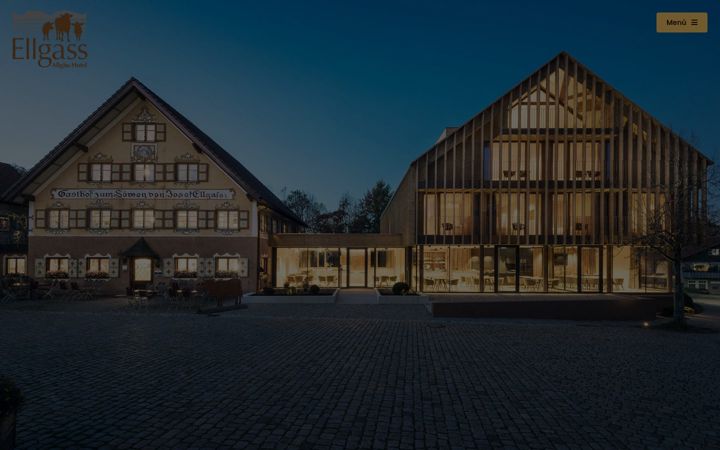 Screenshot of hotel-ellgass.de