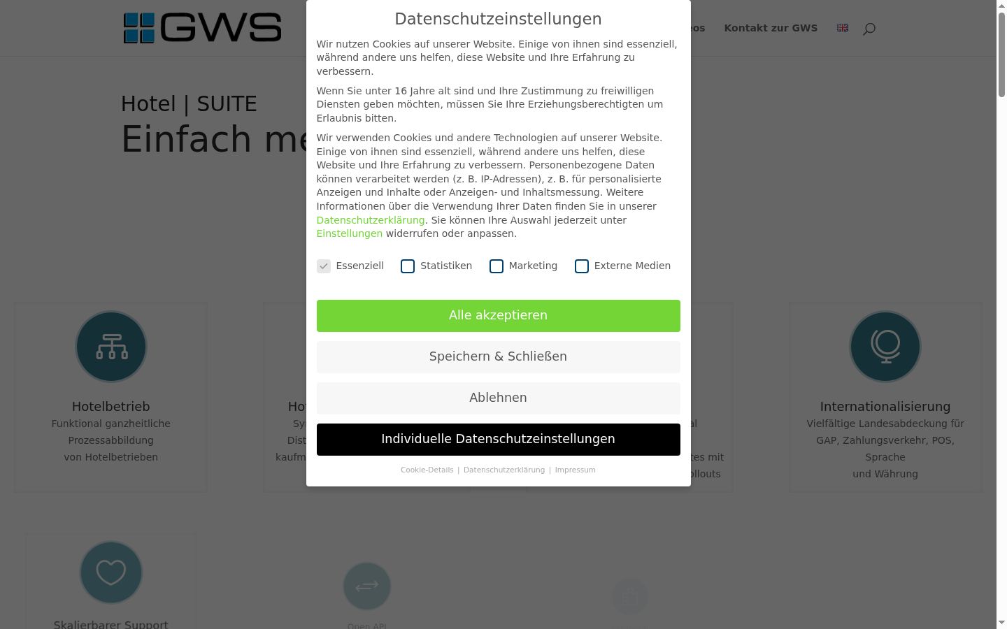 Capture d'écran de la bannière de consentement affichée avant toute interaction