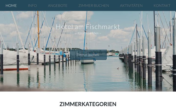Screenshot of hotel-fischmarkt.com