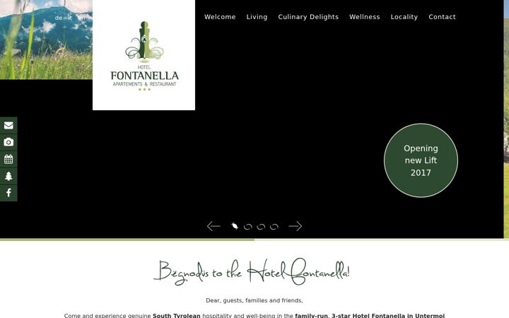 Screenshot of hotel-fontanella.com