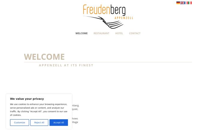 Screenshot of hotel-freudenberg.ch