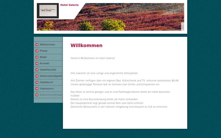 Screenshot of hotel-galeria.com
