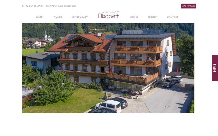 Screenshot of hotel-garni-elisabeth.at