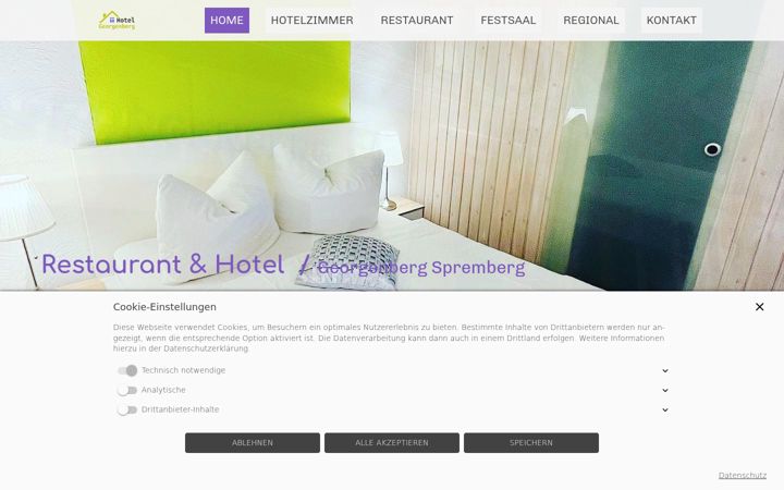 Screenshot of hotel-georgenberg.de