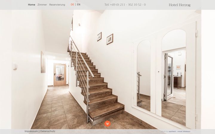 Screenshot of hotel-herzog.com
