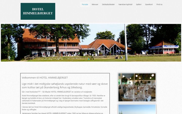 Screenshot of hotel-himmelbjerget.dk