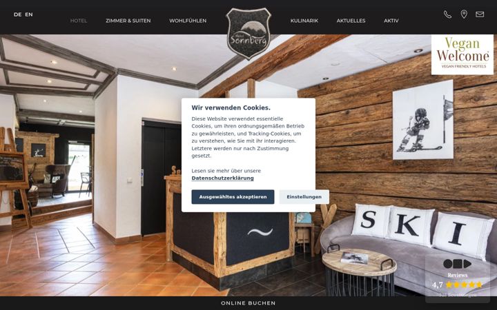 Screenshot of hotel-hinterglemm.com
