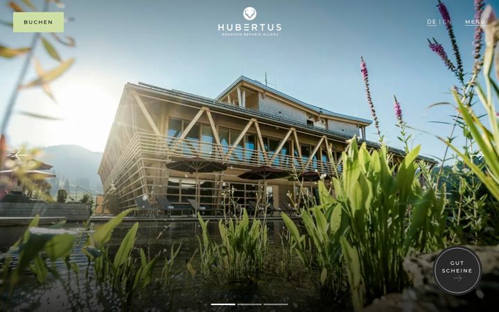 Screenshot of hotel-hubertus.de