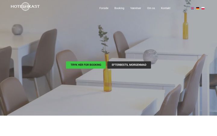 Screenshot of hotel-ikast.dk