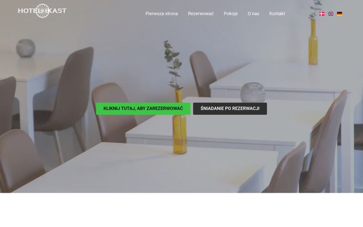 Screenshot of hotel-ikast.pl