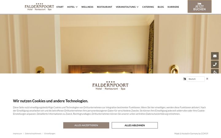 Screenshot of hotel-in-emden.de