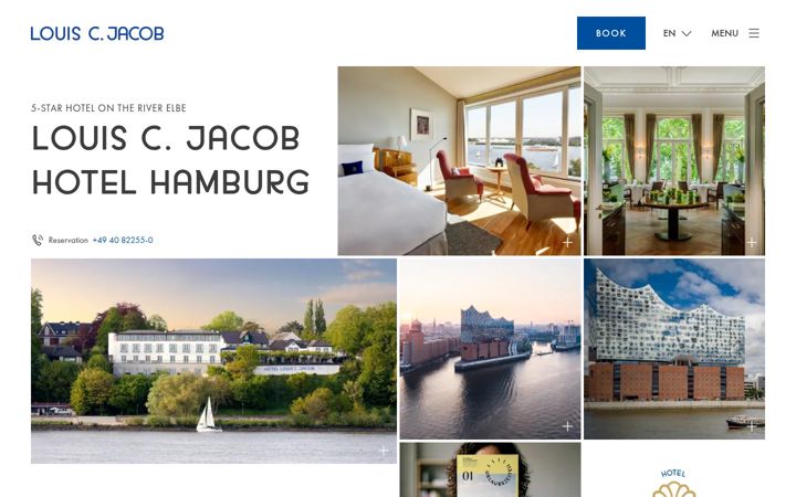 Screenshot of hotel-jacob.com